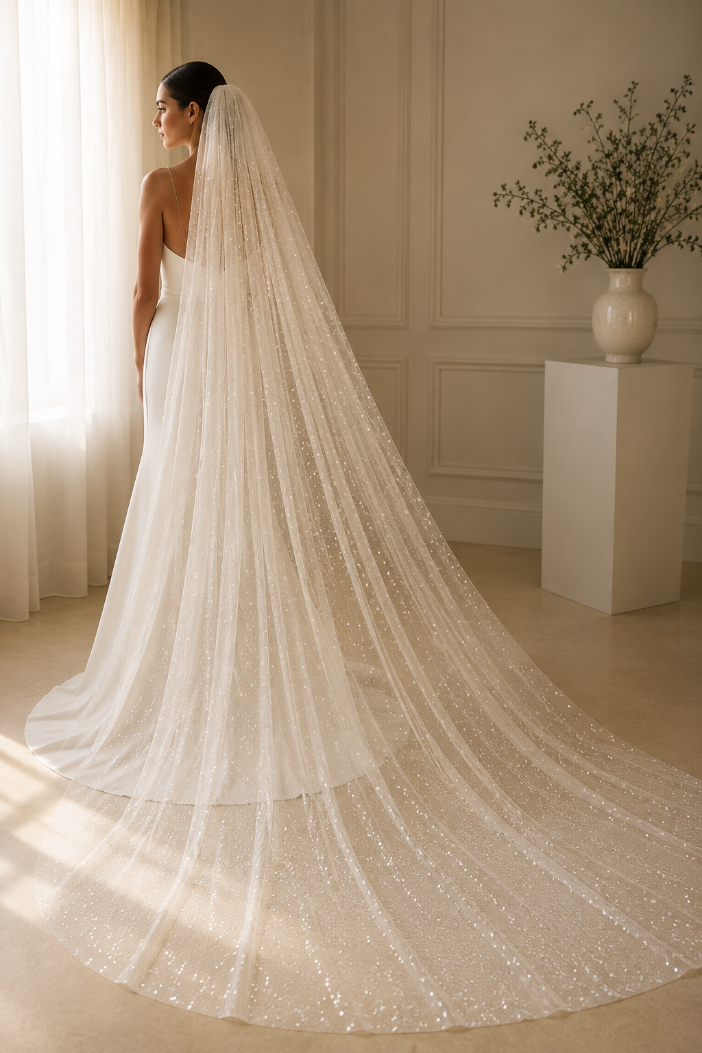 Glitzerschleier „Stardust“ 3 Meter
